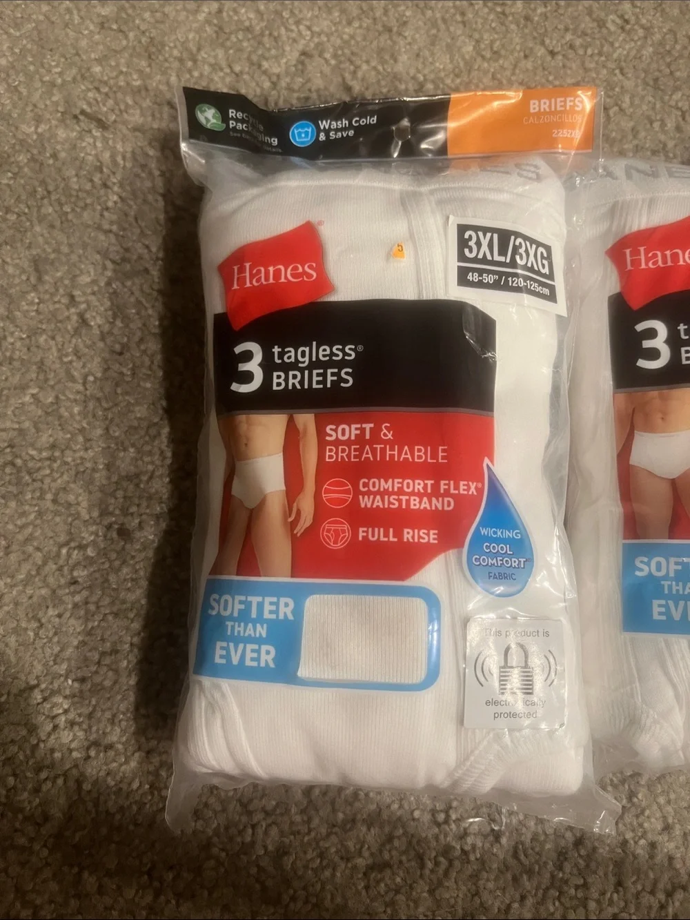 Hanes items total